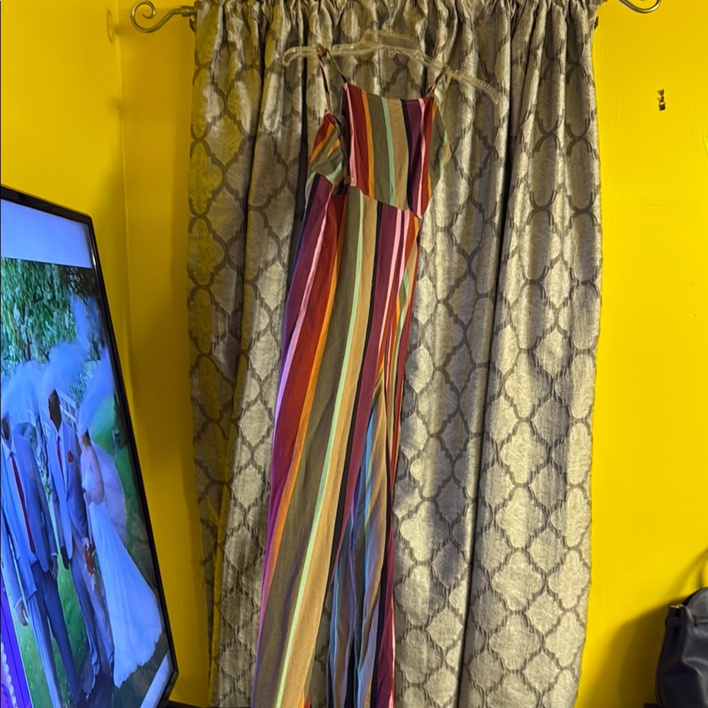 Colorful Striped Jumpsuit